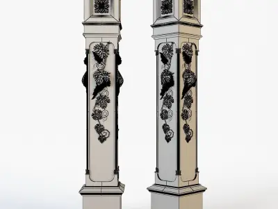stair column for cnc  3D model