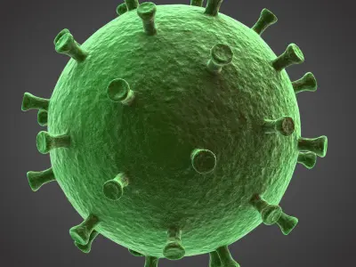 CORONAVIRUS  2019-Covid Free 3D model