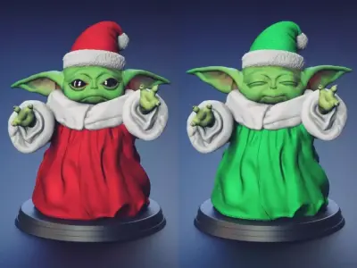 Green Baby - Santa Outfit 3D print model