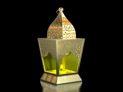 Ramadan Lantern 3D Model 3D model