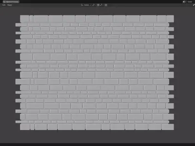 Brick Wall Seamless 3D print model