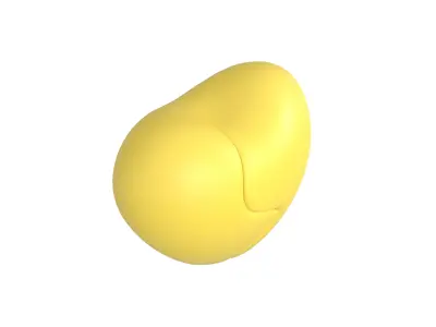 Broken Heart v1 009 Low-poly 3D model