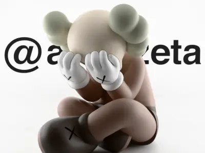 Kaws Separated Textured 3D model