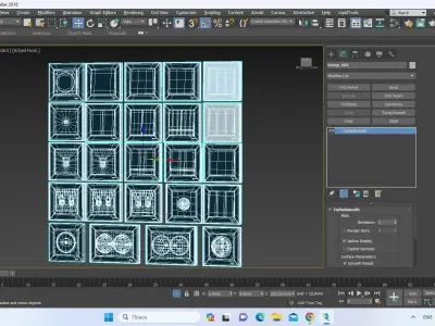  Lezard Rain sockets and switches 3D model