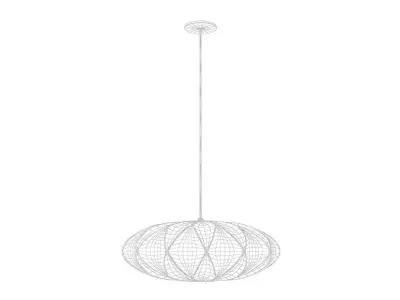Nelson Saucer Crisscross Bubble Pendant Lamp 3D model