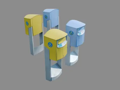 Postnord Mailbox 3D model