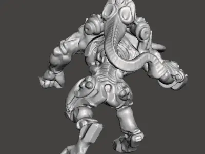 DOOM 3 CYBERDEMON MINIATURE FIGURE MODEL SCIFI GAMES RPG 3D print model