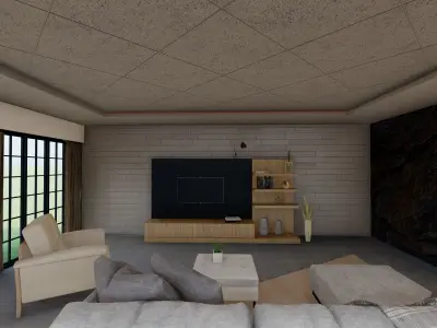 Living Room 3D model