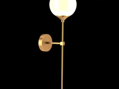 Contemporary foyer wall lighting 3D model