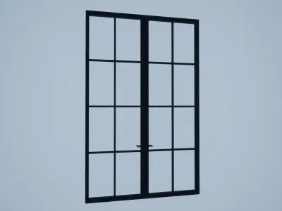 Door And Windows Collection Low-poly 3D model