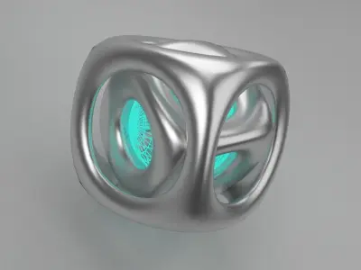Sci-Fi cube 3D model