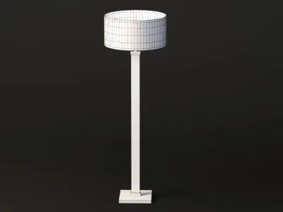 Restoration Hardware Juneau Sculptural Lounge Floor Lamp Shade 3D model