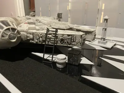STAR WARS DEATH STAR HANGAR BAY 327  for personal use only 3D print model
