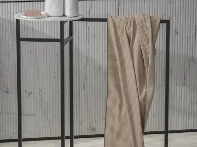 SBR-SLVTR-1 Bathroom scene  3D model