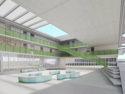 School Building 3D model