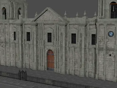  Cathedral of Arequipa 3D model