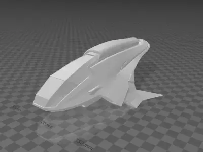 Orvill shuttle 3D print model