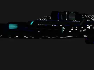 Space Mothership 3D model