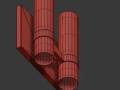 RAVELLE DOUBLE SCONCE 3D model