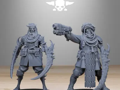 Corrupted Guard Lechers 3D print model