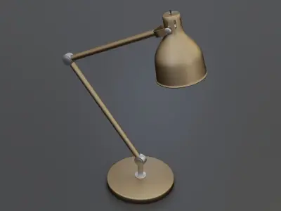 Modern desk lamp Ikea 3D model 3D model
