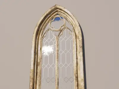 Gothic Window 3D model