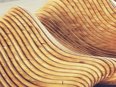 Parametric bench n4 3D model