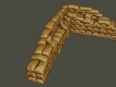 SandBags 007 3D print model
