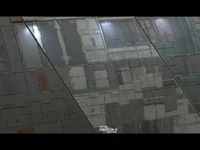 Scifi Wall Panel Texture Set B Texture