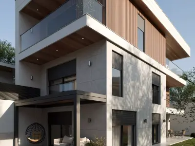 Modern Villa 1 3D model
