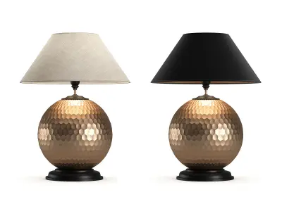 Golden Lamp 3D model