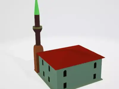 Turkish Village Early 20s Bundle Low-poly 3D model