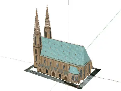 Architecture-Religion-God-Culture-Temple-041 church 3D model