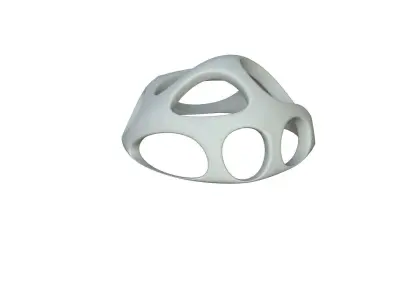 SciFi Cube Object No 47889 Low Poly Shape Low-poly 3D model