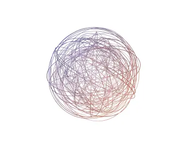 Abstract Sphere Ball v5 005 3D model