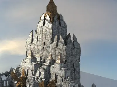 Clawed Armored Tower Systems City 3D model