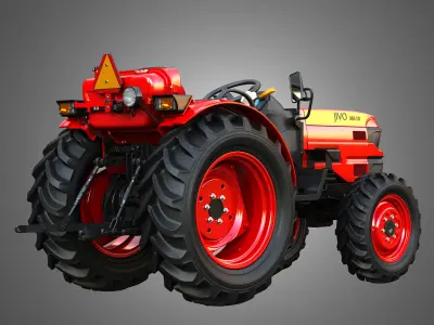 JIVO - 365DI Tractor 3D model