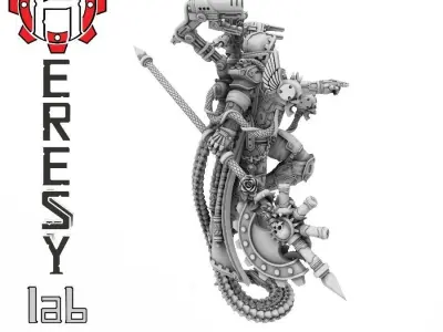 Heresylab - Female priest Domina 3D print model