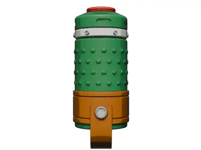 Sci-fi toon granade  Low-poly 3D model