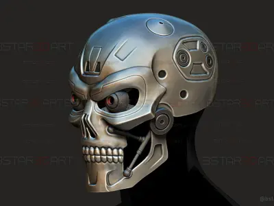Ternimator Zero Skull Mask Cosplay - Anime Netflix Series 3D print model