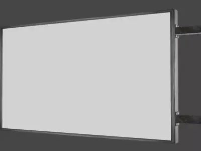 Rusty Two-Sided Billboard 3D model