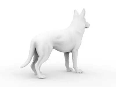 Sculpted Dog 3D Printable 3D print model