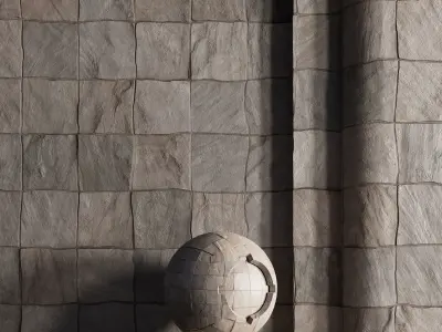 H103 Stone Field - PBR - 4K - Seamless Texture