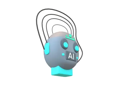 AI Hallucination Icon V1 002 Low-poly 3D model