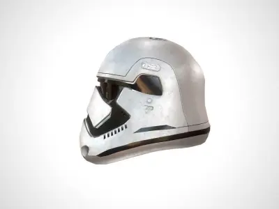 Star Wars Stormtrooper Helmet Low-poly 3D model
