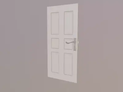 White Door 3D model order