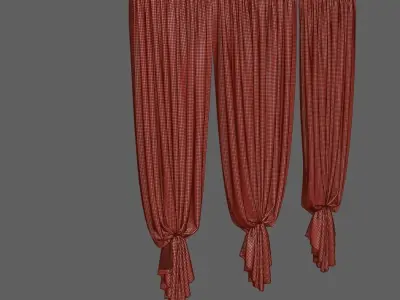 Curtain curtains - 3D model