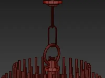 Emile Chandelier Collection 3D model