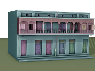 Lahore Realistic Building 3D model