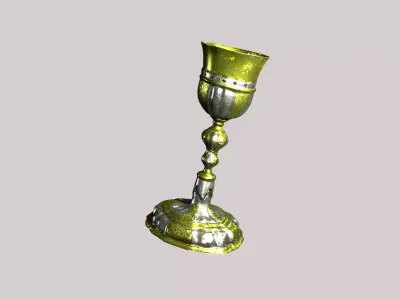 Ornate Goblet PBR - Cultural Heritage Artifact 3D model